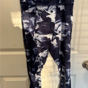 Kids Navy Tie-Dye Leggings